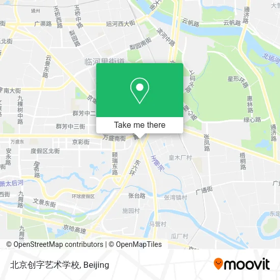 北京创字艺术学校 map