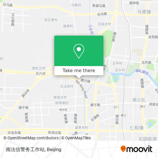 南法信警务工作站 map
