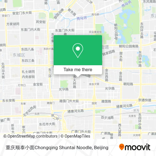 重庆顺泰小面Chongqing Shuntai Noodle map