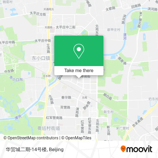 华贸城二期-14号楼 map