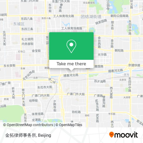 金拓律师事务所 map