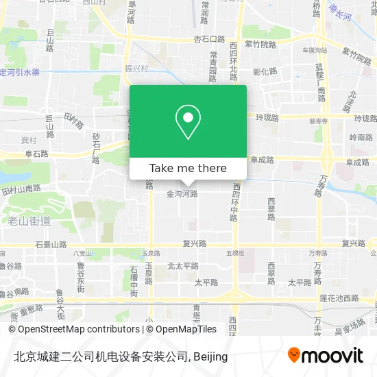 北京城建二公司机电设备安装公司 map