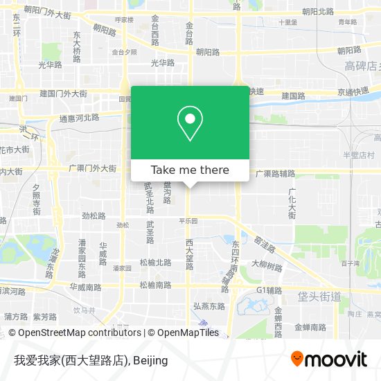 我爱我家(西大望路店) map