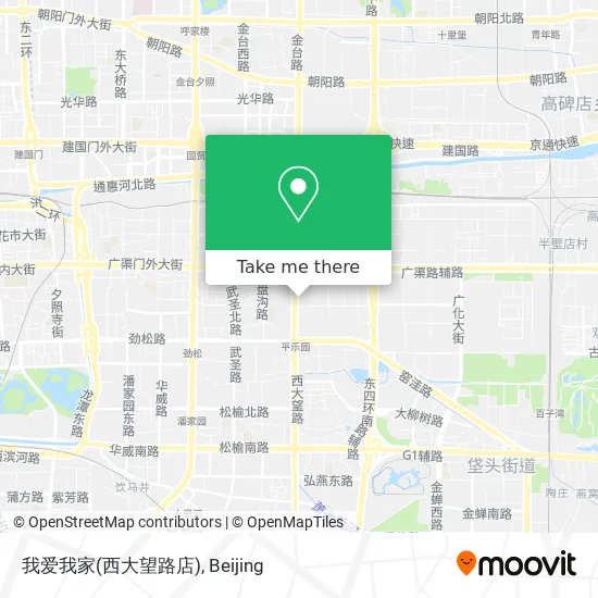 我爱我家(西大望路店) map