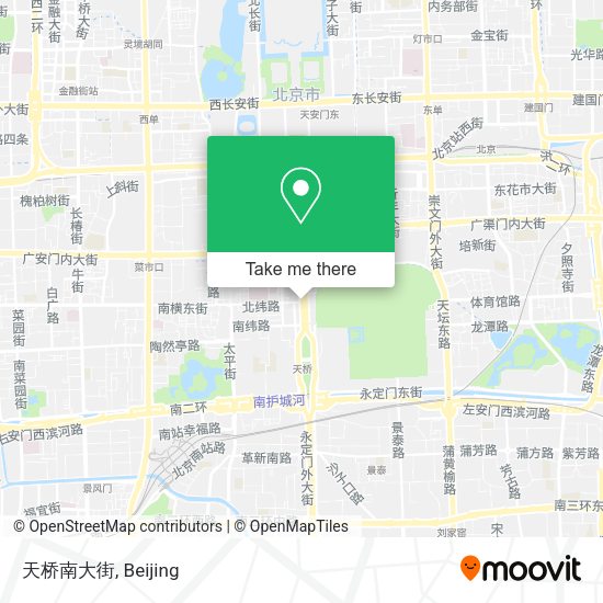 天桥南大街 map