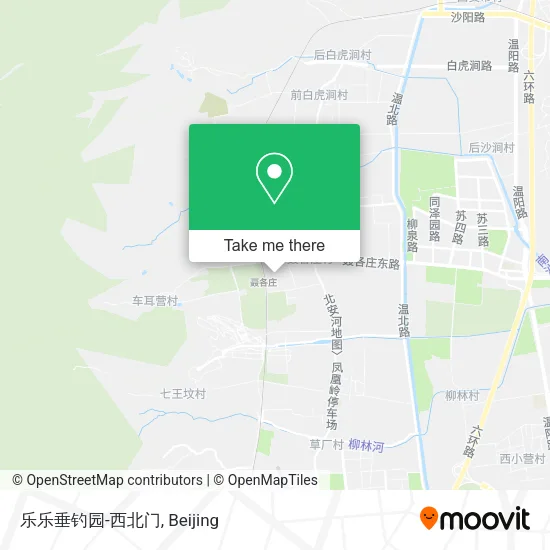 乐乐垂钓园-西北门 map