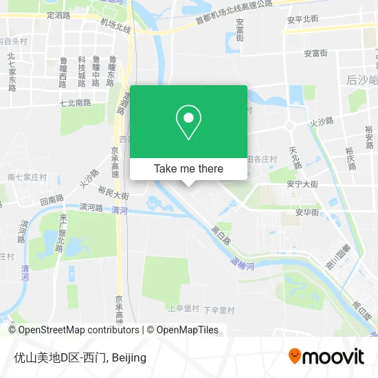 优山美地D区-西门 map