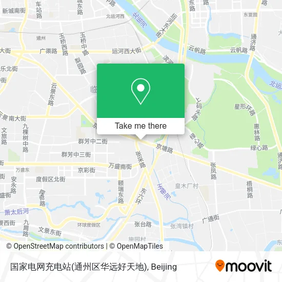国家电网充电站(通州区华远好天地) map