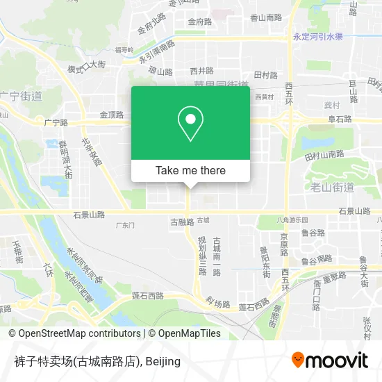 裤子特卖场(古城南路店) map