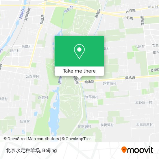 北京永定种羊场 map