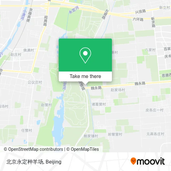 北京永定种羊场 map