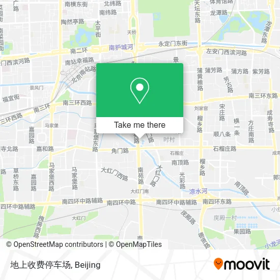 地上收费停车场 map