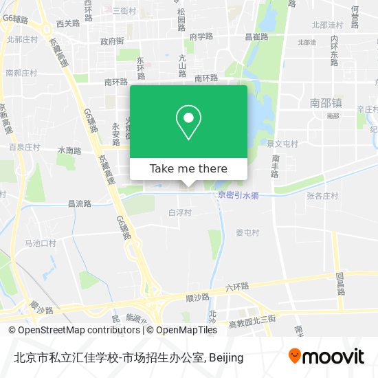 北京市私立汇佳学校-市场招生办公室 map
