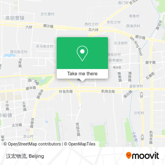 汉宏物流 map