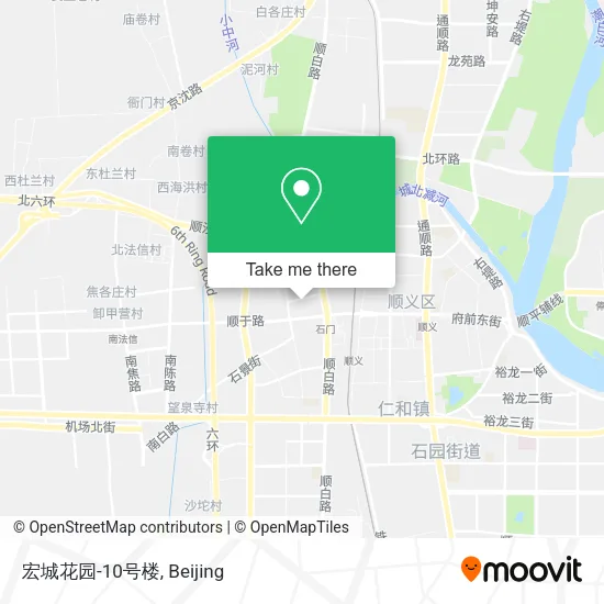 宏城花园-10号楼 map