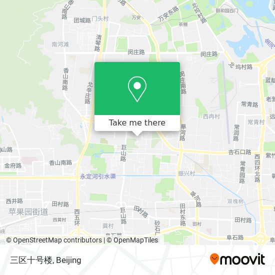 三区十号楼 map
