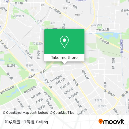 和成璟园-17号楼 map