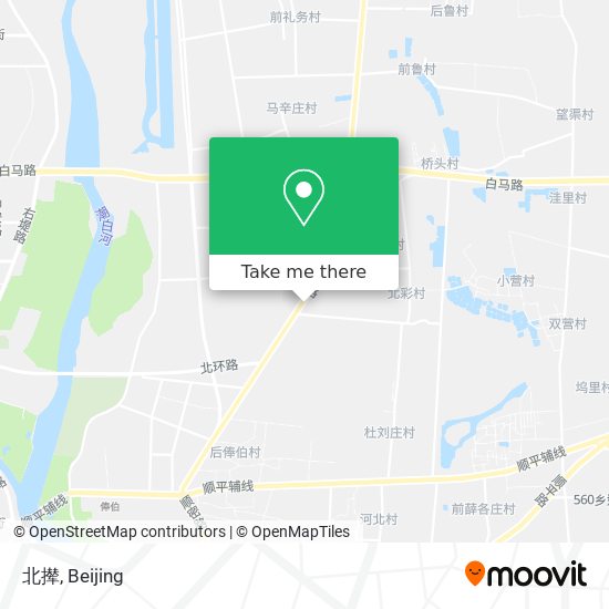 北撵 map