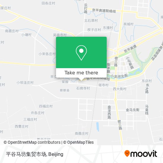 平谷马坊集贸市场 map