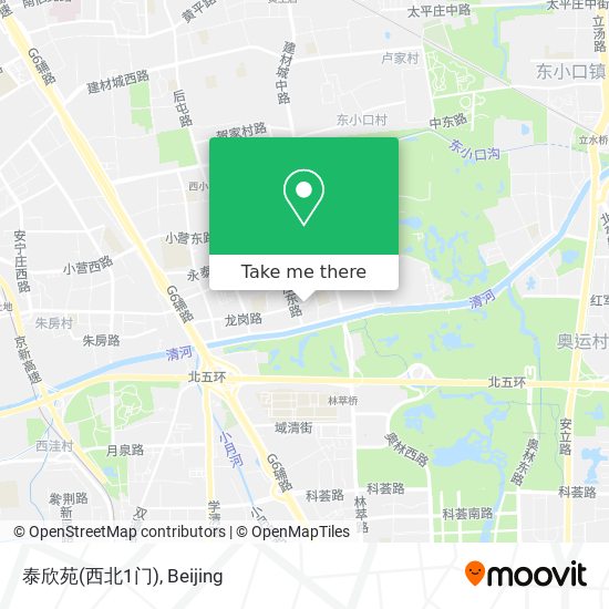 泰欣苑(西北1门) map