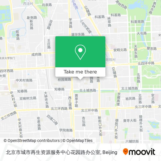 北京市城市再生资源服务中心花园路办公室 map