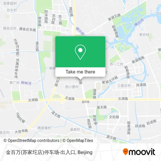 金百万(苏家坨店)停车场-出入口 map