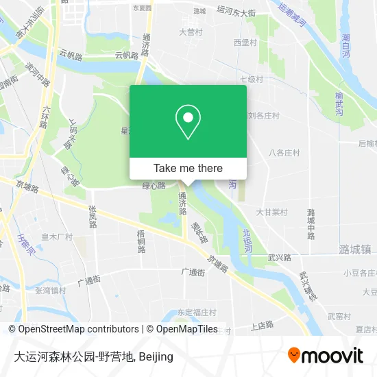 大运河森林公园-野营地 map