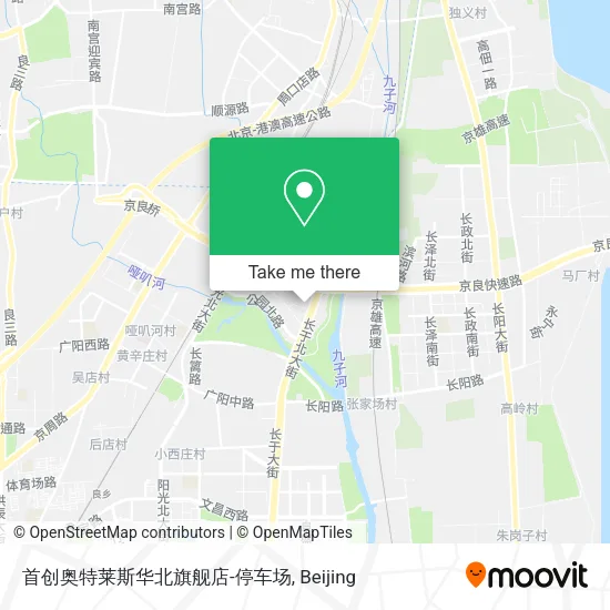 首创奥特莱斯华北旗舰店-停车场 map