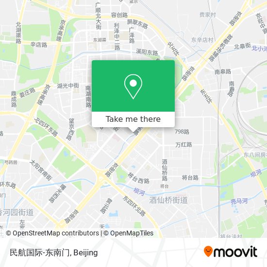 民航国际-东南门 map