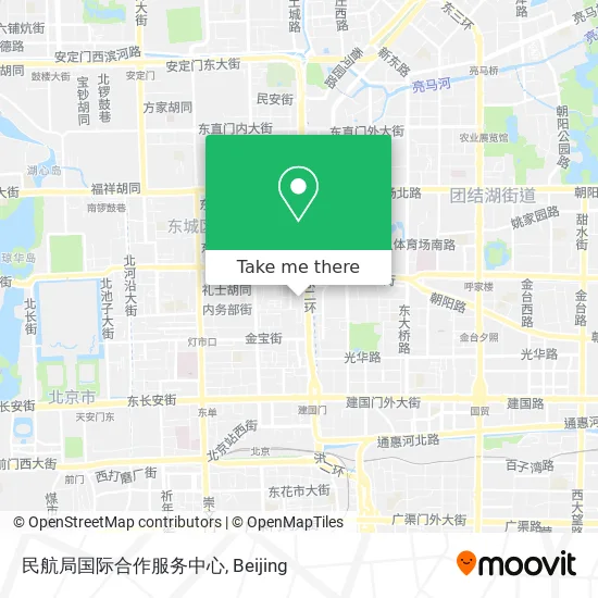 民航局国际合作服务中心 map