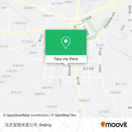 北京安国水道公司 map