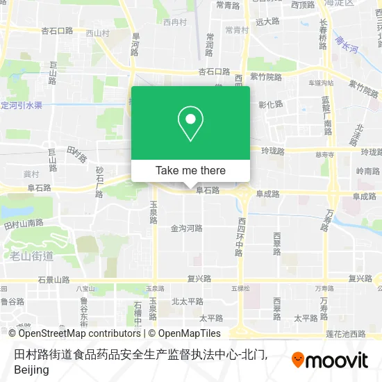 田村路街道食品药品安全生产监督执法中心-北门 map