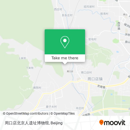 周口店北京人遗址博物馆 map