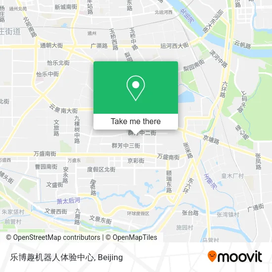 乐博趣机器人体验中心 map