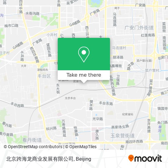北京跨海龙商业发展有限公司 map