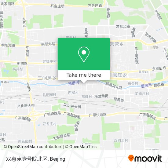 双惠苑壹号院北区 map