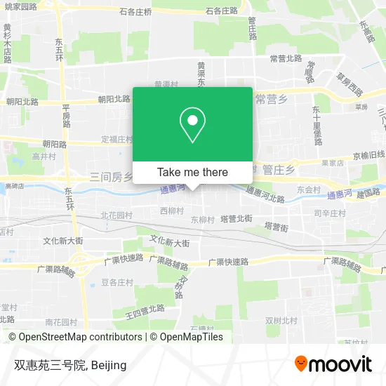 双惠苑三号院 map