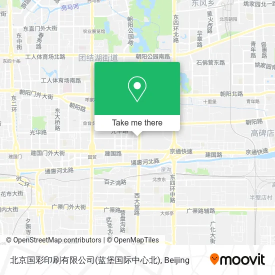 北京国彩印刷有限公司(蓝堡国际中心北) map