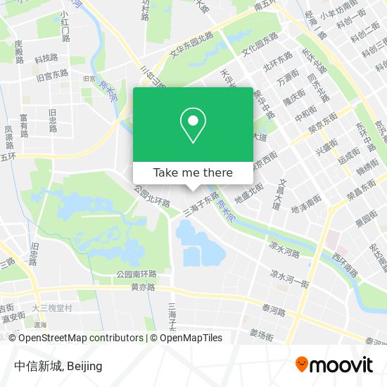 中信新城 map