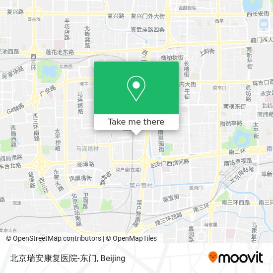 北京瑞安康复医院-东门 map