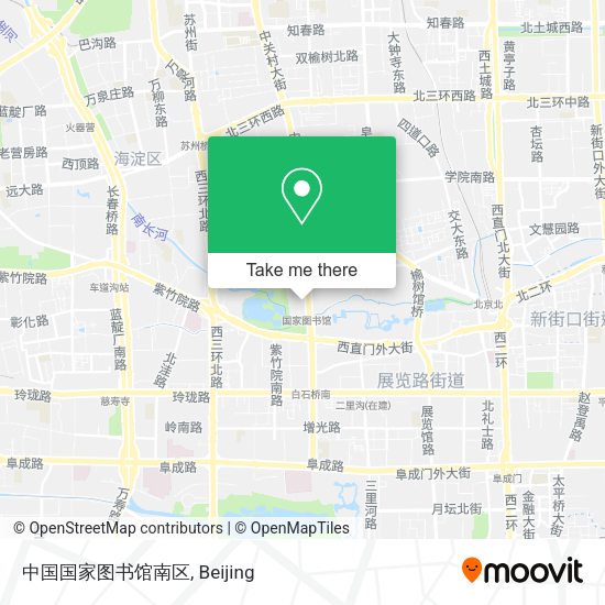 中国国家图书馆南区 map