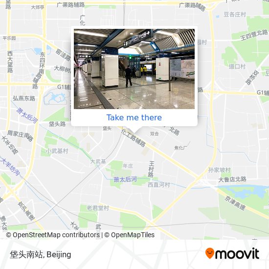 垡头南站 map