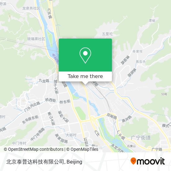 北京泰普达科技有限公司 map