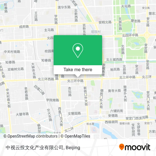 中视云投文化产业有限公司 map