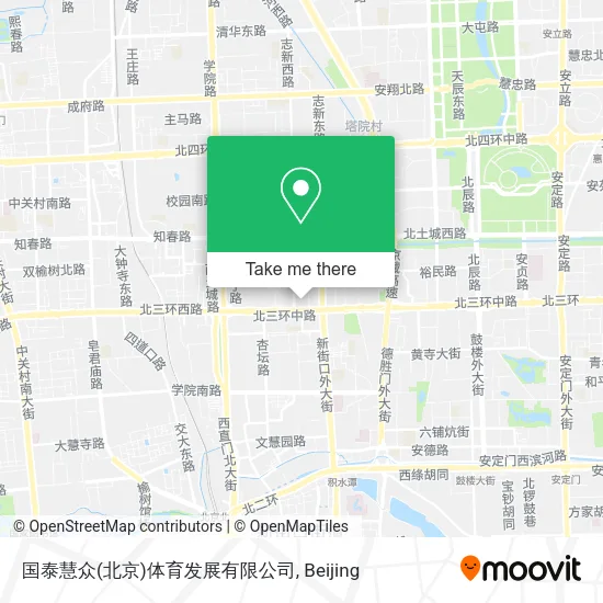 国泰慧众(北京)体育发展有限公司 map