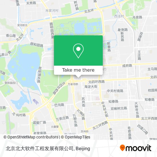 北京北大软件工程发展有限公司 map