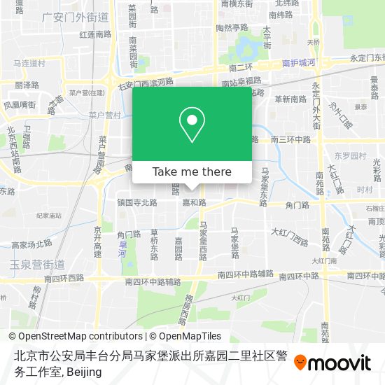 北京市公安局丰台分局马家堡派出所嘉园二里社区警务工作室 map