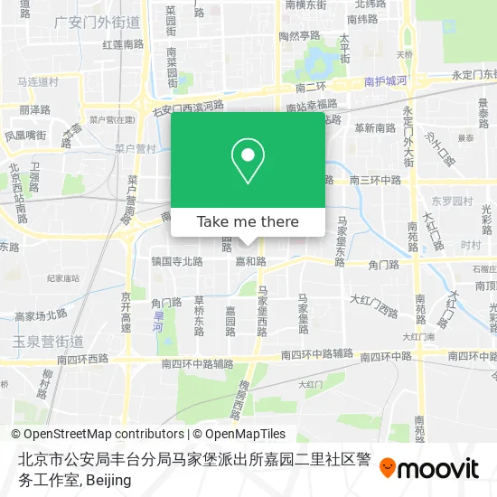 北京市公安局丰台分局马家堡派出所嘉园二里社区警务工作室 map