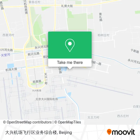 大兴机场飞行区业务综合楼 map