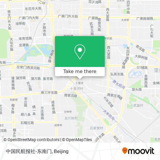 中国民航报社-东南门 map